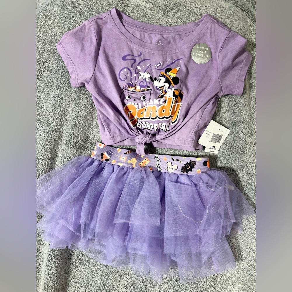 Adorable glow in the dark Disney Halloween outfit